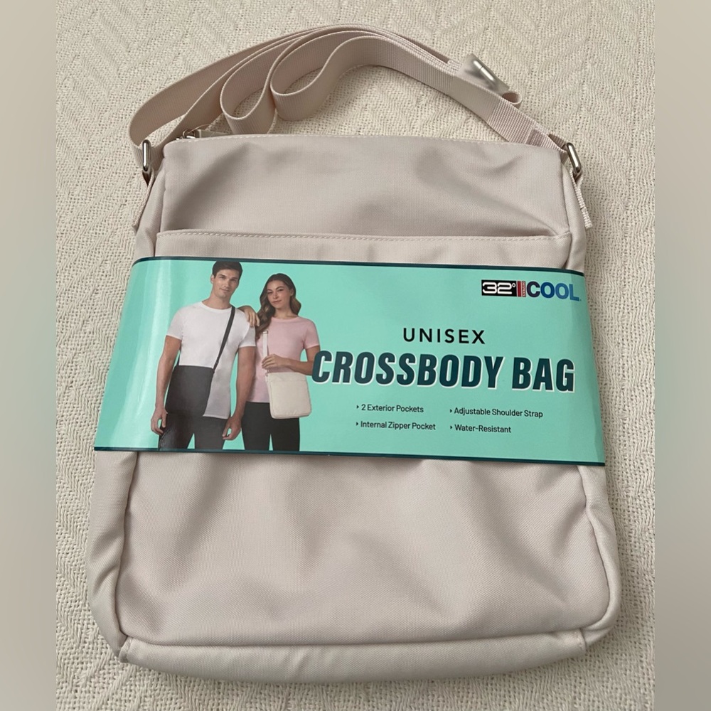 32 Degrees Cool Unisex Crossbody Bag Cream